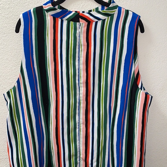 Eloquii Vertical Striped Cut Out Dress - Picture 8 of 10